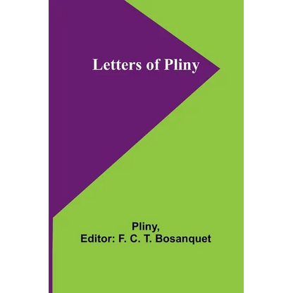 Letters of Pliny - Paperback