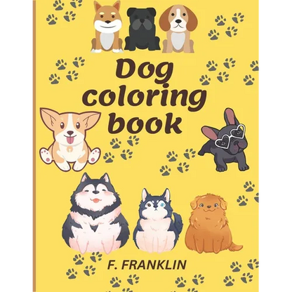 Dog coloring book - Paperback