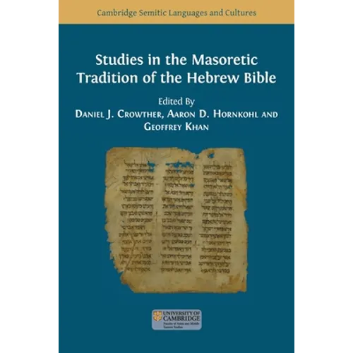 Studies in the Masoretic Tradition of the Hebrew Bible - Paperback