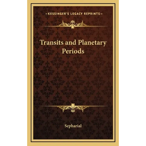 Transits and Planetary Periods - Hardcover