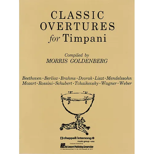 Classic Overtures for Timpani - Paperback