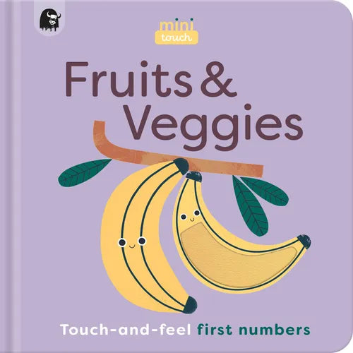 Minitouch: Fruits & Veggies: Touch-And-Feel First Numbers - Board Book