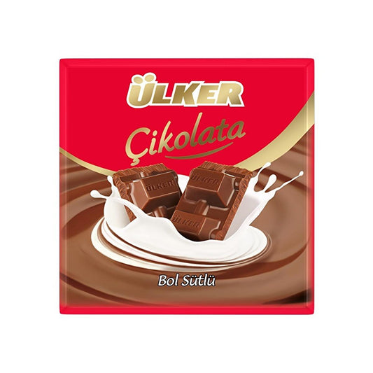 Ulker Milk Chocolate Bar - 60g, Rich & Creamy Turkish Chocolate Treat