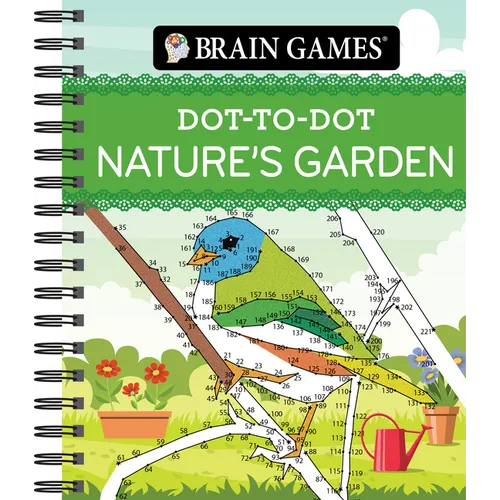 Brain Games - Dot-To-Dot Nature's Garden - Spiral