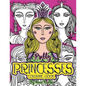 Pretty Princesses Coloring Book: 24 Unique and detailed illustrations of girl faces for you to color. Relax and enjoy coloring! - Paperback