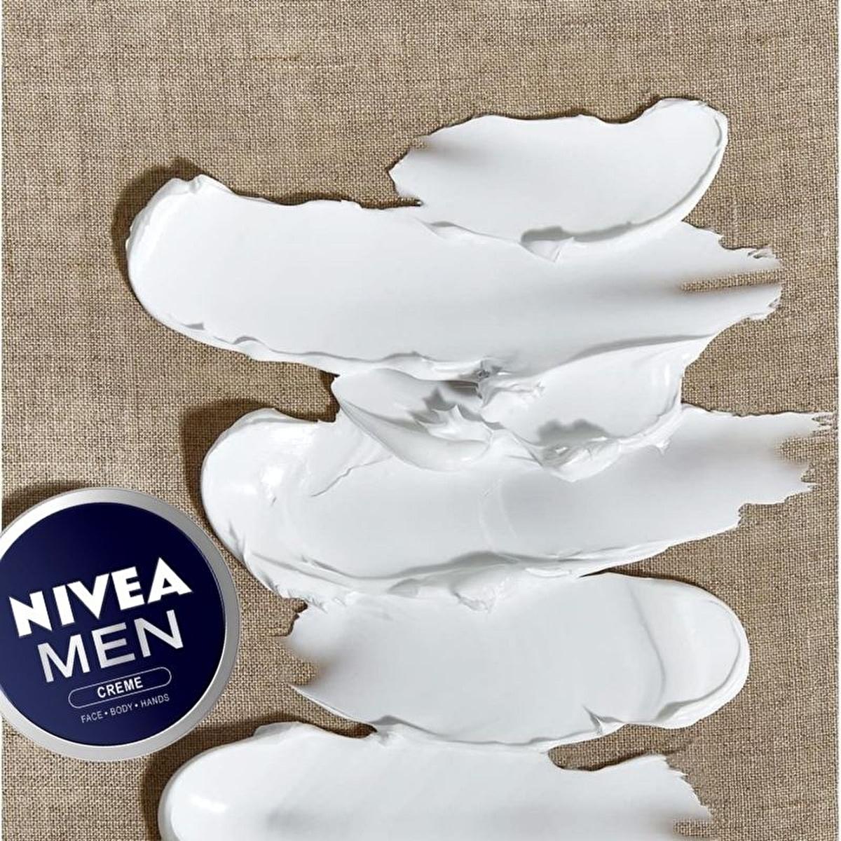 Nivea Men Intensive Moisturizing Cream - Hydrating Face, Body & Hand Cream for Dry Skin - Non-Greasy Formula, All-Day Moisture & Protection