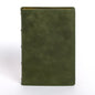NASB Large Print Thinline Bible, Holman Handcrafted Collection, Marbled Olive Premium Calfskin - Leather
