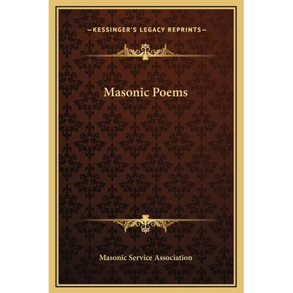 Masonic Poems - Hardcover