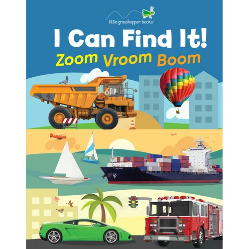 I Can Find It! Zoom Vroom Boom (Large Padded Board Book) - Board Book