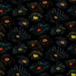 Black Dragon's Eyes Cotton 44"/45" Fabric Per Yard