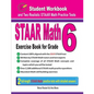 STAAR Math Exercise Book for Grade 6: Student Workbook and Two Realistic STAAR Math Tests - Paperback