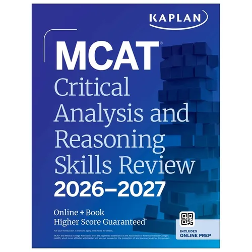 MCAT Critical Analysis and Reasoning Skills Review 2026-2027: Online + Book - Paperback