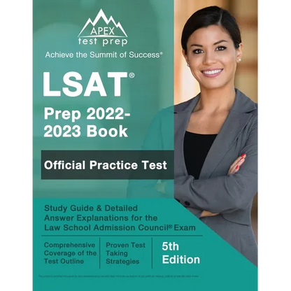 LSAT Prep 2022-2023 Book: Official Practice Test, Study Guide, and Detailed Answer Explanations for the Law School Admission Council Exam [5th Edition - Paperback