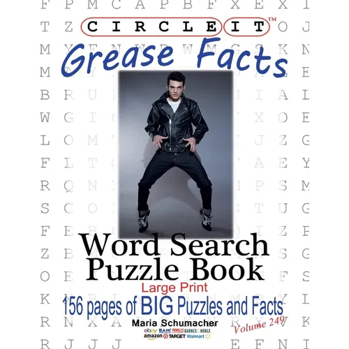 Circle It, Grease Facts, Word Search, Puzzle Book - Paperback