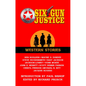 Six Gun Justice: Western Stories - Library Binding
