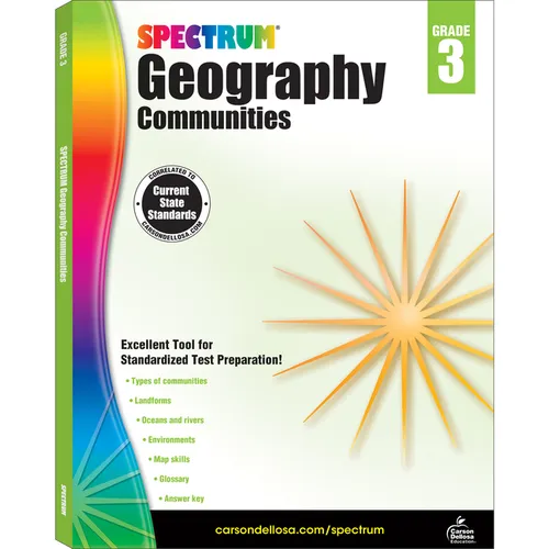 Spectrum Geography, Grade 3: Communities Volume 93 - Paperback