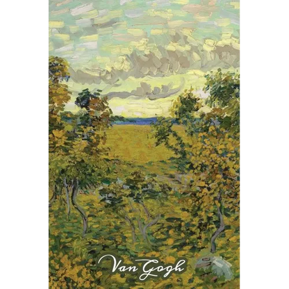 Sunset at Montmajour Van Gogh Note Book: Hardcover Journal Notebook Diary with Dot Grid, Lined, Blank Vintage Paper for Writing Drawing Journaling - Hardcover