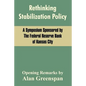 Rethinking Stabilization Policy - Paperback