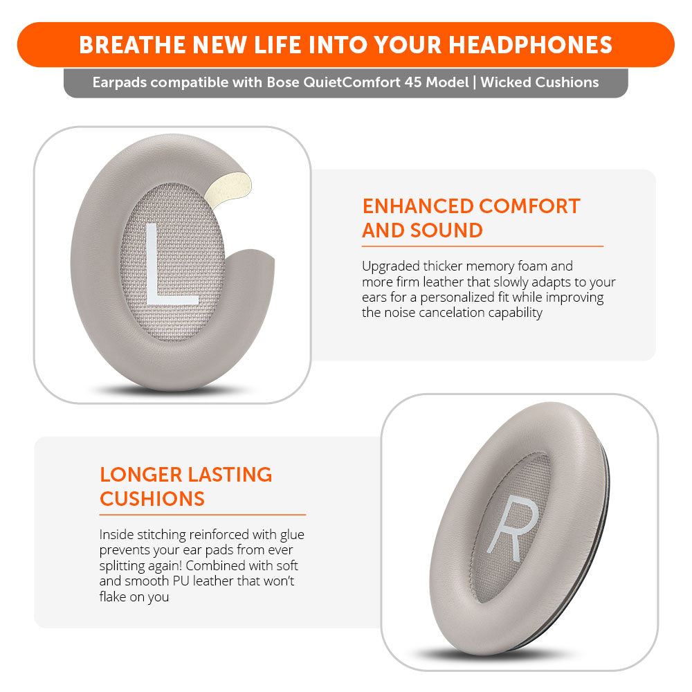 Bose QC45 Replacement Ear Pads