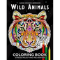 Wild Animals Coloring Book: (Animal Coloring Pages Relaxing Design for Adults) - Paperback