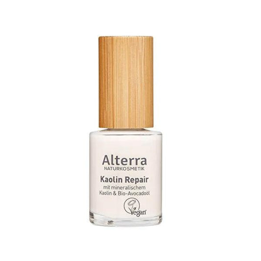 Alterra Kaolin Nail Care Oil - Smoothens & Prepares Nails for Manicure, 0.36 fl oz