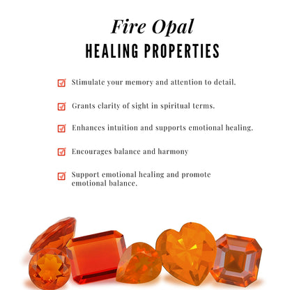 Pear Shaped Fire Opal Solitaire Pendant with Diamond Accent Bail