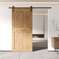 Pine Wood Fishbone Modern DIY Barn Door