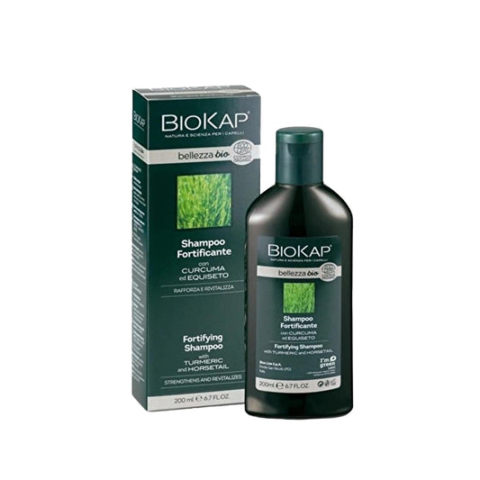 Biokap Biokap Bellezza Bio Fortifying Shampoo - 6.76 fl oz - Strengthens & Nourishes Hair, Natural Organic Hair Care