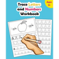 Trace Letters and Numbers Workbook: Learn How to Write Alphabet Upper and Lower Case and Numbers - Paperback