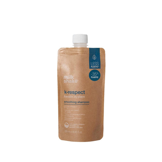 milk_shake K-Respect Smoothing Shampoo - 250ml, Softens & Smooths Hair, Ideal for Dry or Damaged Hair