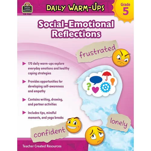 Daily Warm-Ups: Social-Emotional Reflections (Gr. 5) - Paperback