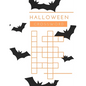 Halloween Crossword: 100+ Spooky Halloween Vocabulary Words for Kids - Paperback