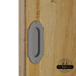 Barn Door Full Radius with Wings Flush Pull
