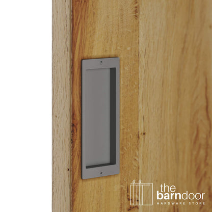 Barn Door Square Corner Flush Pull