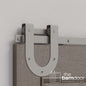 Horseshoe Heavy Duty Sliding Barn Door Hardware Kit