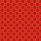 Flock Together Circle Square Red Cotton 44"/45" Fabric Per Yard