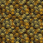 Flock Together Circle Stitch Yellow Cotton 44"/45" Fabric Per Yard