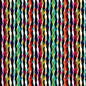 Flock Together Wavy Stripe Multi Cotton 44"/45" Fabric Per Yard