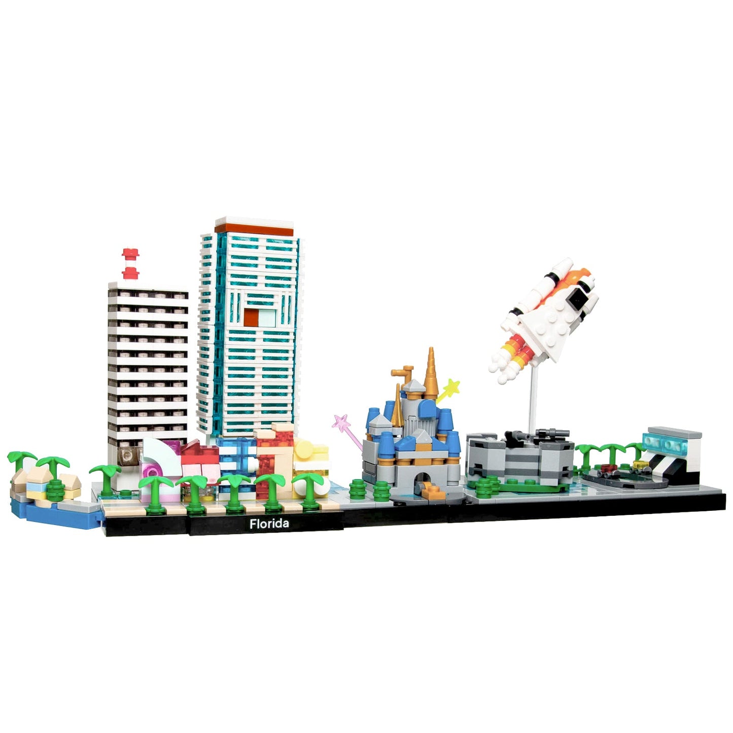 Florida Skyline Architecture - Custom Build Kit - Made Using LEGO® Parts