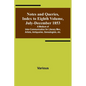 Notes and Queries, Index to Eighth Volume, July-December 1853; A Medium of Inter-communication for Literary Men, Artists, Antiquaries, Genealogists, e - Paperback