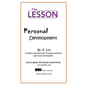 The Lesson: Personal Development - Paperback