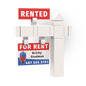 "For Rent" Realtor Sign and Post - Custom Printed Mini Build Set - Made Using LEGO® parts