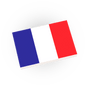 France Country Flag - Custom Printed - Made Using a LEGO® Tile