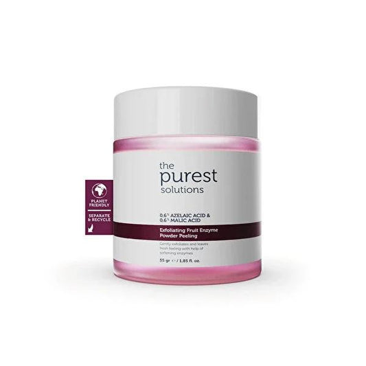 The Purest Solutions Enzim Peeling Azelaic Asit 55 gr - Chemical Exfoliant for Brightening & Smoothing Skin
