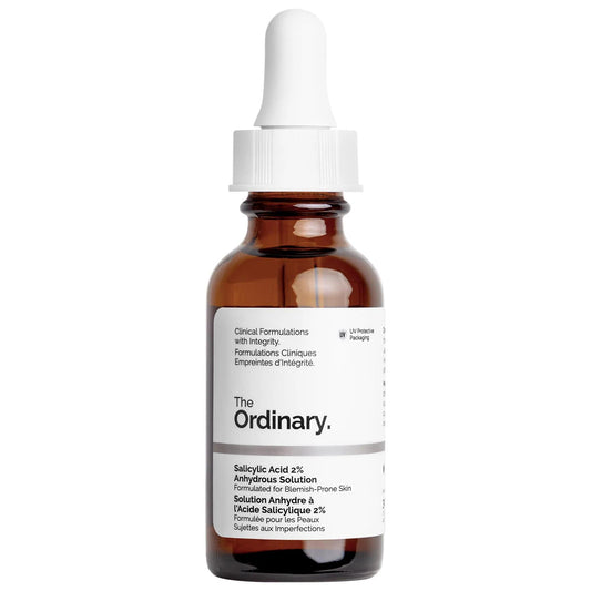 The Ordinary Salicylic Acid 2% Anhydrous Pore Clearing Serum: Exfoliate, Reduce Acne & Blemishes for Clear, Smooth Skin