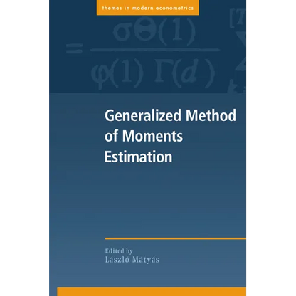 Generalized Method of Moments Estimation - Paperback