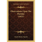 Observations Upon The Floridas (1823) - Paperback