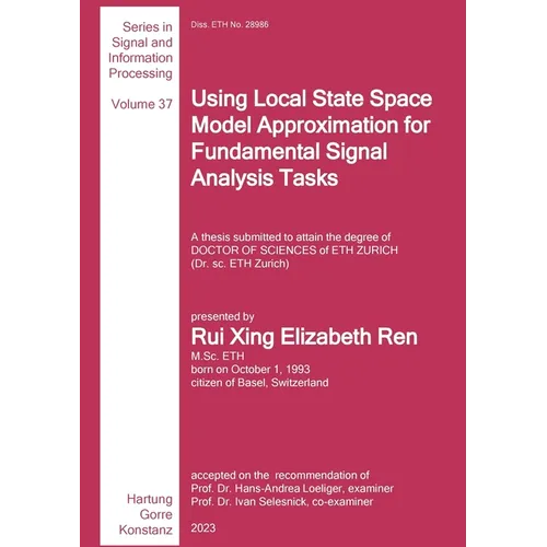 Using Local State Space Model Approximation for Fundamental Signal Analysis Tasks - Paperback