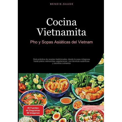 Cocina Vietnamita: Pho y Sopas Asiáticas del Vietnam: Guía práctica de recetas tradicionales, desde la sopa milagrosa hasta platos vietnamitas vegetar - Paperback