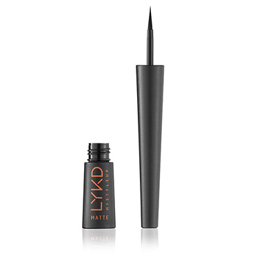 LYKD Matte Eyeliner 100 Black - Precise, Long-Lasting Liquid Eyeliner for Matte Finish